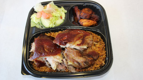 Pernil With Rice And Beans