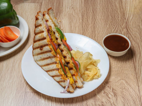 Paneer Tikka Sandwich Grilled