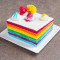 Rainbow Cake (Half Kg) (Eggless)
