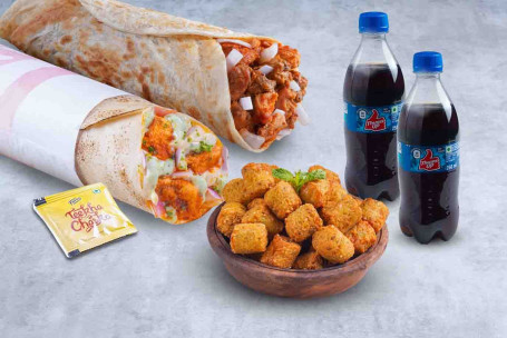 (Serves 2) Double Value Chicken Wrap Nuggets Meal (Non-Veg)
