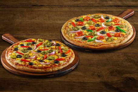 Maharaja Veg Pizza-Medium Have Frisk Veggie Pizza-Medium (Gratis)