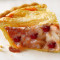 Apple Cranberry Lattice Pie Slice