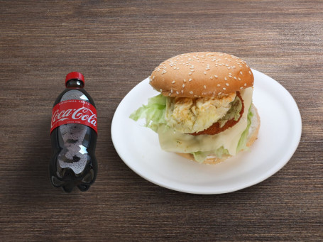 Chicken Jumbo Burger Coke (250 Ml)