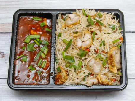 Chicken Fried Rice Chicken Manchurian Or Chilli Chicken Combo