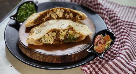 Egg Tadka Turnover