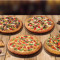 Party Combo 4 Veg Pizza Varieties Sides Dessert
