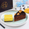 Combo De Prăjitură Cu Brânză Cu Mango Și Ciocolată Cu Trufe (Cutie Cu 2)