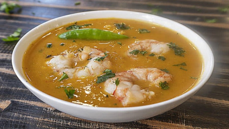 Sona Moong Dal With Prawns