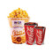 Popcorn cu brânză (Xl) (105 grame) și 2 Cola Masala (300 ml)