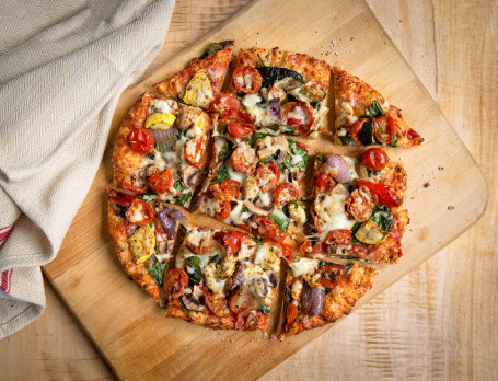Chicago Thin Crust Pizza Uno Veggie Extravaganza (10 Regular 9 Slices)