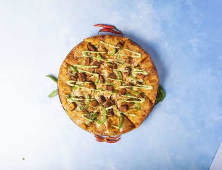 Chicago Thin Crust Pizza Paneer Makhni (10 Regular 9 Slices)