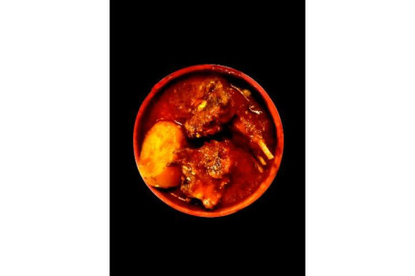 Khashir Mangsho Aloo Diye