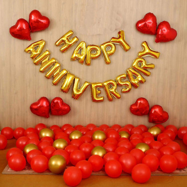 Happy Anniversary Foil 1Pcs