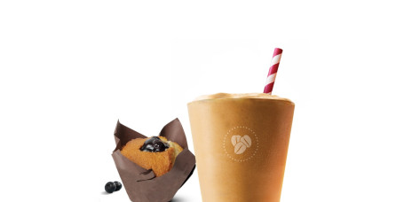 Classic Frappe And Blueberry Muffin