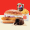 Crispy Chicken Burger Medium Fries Med Pepsi Choco Lava Kop