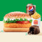 Klassisk Veg Burger Medium Fries Med Pepsi Choco Lava Kop