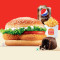 Klassisk Kyllingeburger Medium Fries Med Pepsi Choco Lava Kop