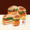 Paneer Royale Burger Hot 'N' Cheezy Burger 1 Bezpłatne Medytacyjne Frytki