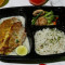 Grilled Fish In Lemon Butter Sauce With Sauteed Veggies Herb Rice