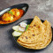 2 Plain Paratha With Egg Curry [2 Eggs] And Salad