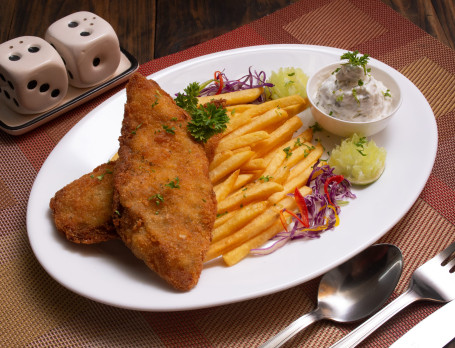 English Fish And Chips Our Most Sought Item)