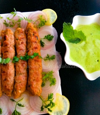 Fårekød Seekh Kabab