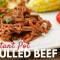 Niet-Gluten Pulled Beef