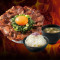 rì chū niú shāo ròu jǐng Japanese Style Grilled Beef Donburi