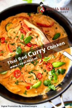 Schweinefleisch-Thaise Curry
