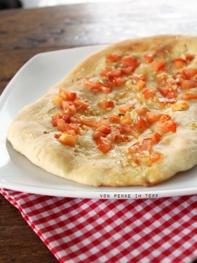 Pizzabrot Tomaten