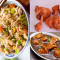 Chicken Fried Rice[750Ml] +Chicken Wings[2Pcs]+Chicken Manchurian Gravy[3Pcs][250Ml]