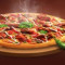 Pizza Salami og Vorderschinken