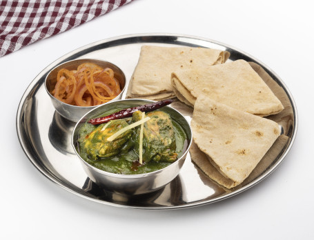 Palak Chicken With Rotis Or Rice