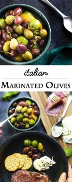 Blandede italienske oliven