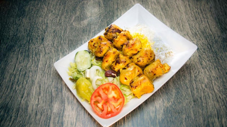 Double Joojeh (Chunks Of Chicken Breast) Kabob