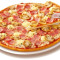 Pizza Champignons Zwiebeln en Peperoni