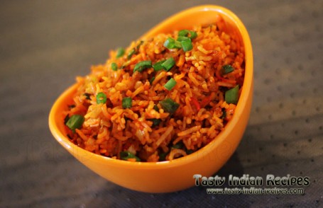 Blandet Schezwan Fried Rice