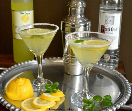 Citrondråbe Martini