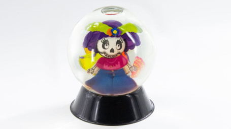 Day Of The Dead Lady Ii Rose Globe