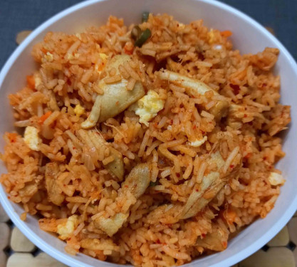 Schezwan Egg Chiken Frid Rice