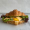 Poached Egg Croissant Sandwich
