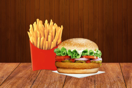 Veggie Burger Crispy Fries