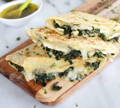 Chicken, Spinach Mushroom Crepe