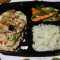 Grilled Chicken Breast With Sauteed Veggies And Herb Rice