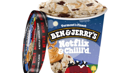 Ice Cream Ben And Jerry's Netflix Chill Pint