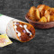 (Servește 1) Mâncăr Makhani-Falafel Wrap Wedges