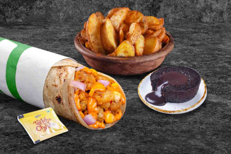 (Voor 1 Portie) Mexicana Salsa Wrap Wedges Choco Lava Meal