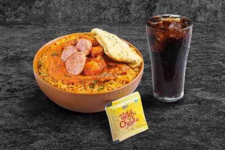 (Per 1 Porzione) Royal Chicken Bowl Thums Up Meal