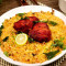 Biryani rice with chicken kebab combo