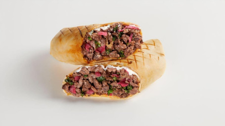Lamb Shawarma Wrap W/ Can Pop